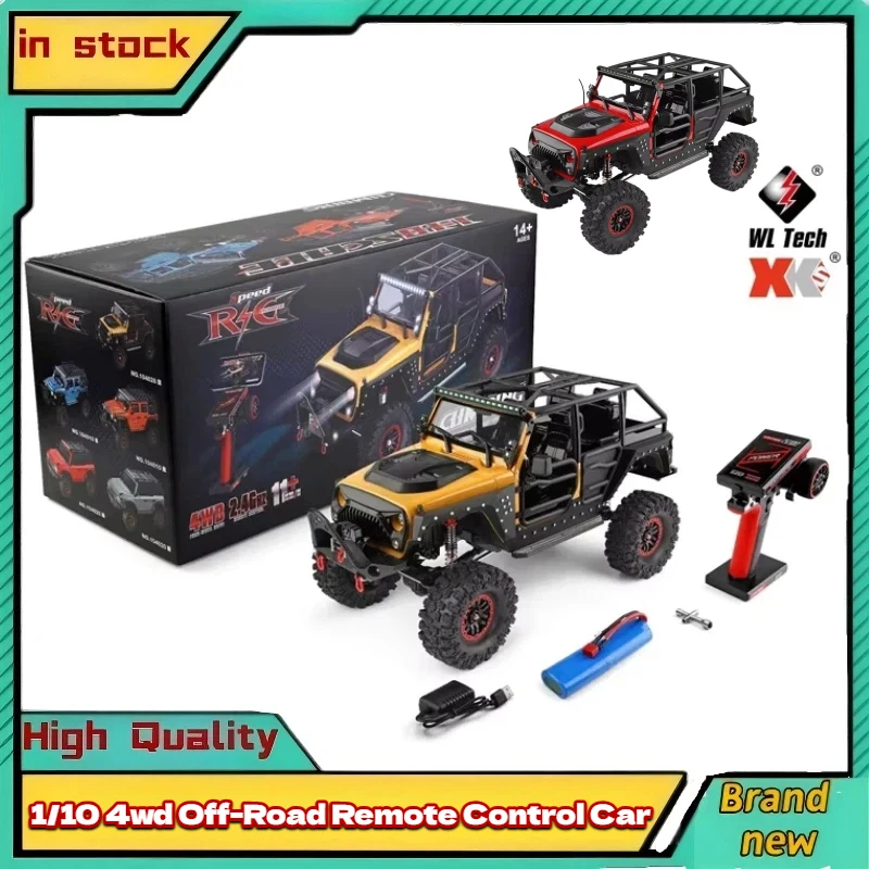 

High Quality 1/10 4wd Off-Road Remote Control Car, 2.4g 4x4 Electric Climbing Car With 45 Minutes Battery Life, Adult Toy & Gift