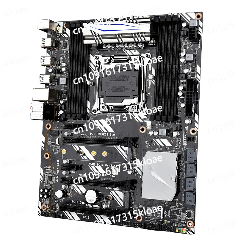 X99-D8 computer main board full speed M.2 interface metal heat sink graphics card crossfire support V3/V4