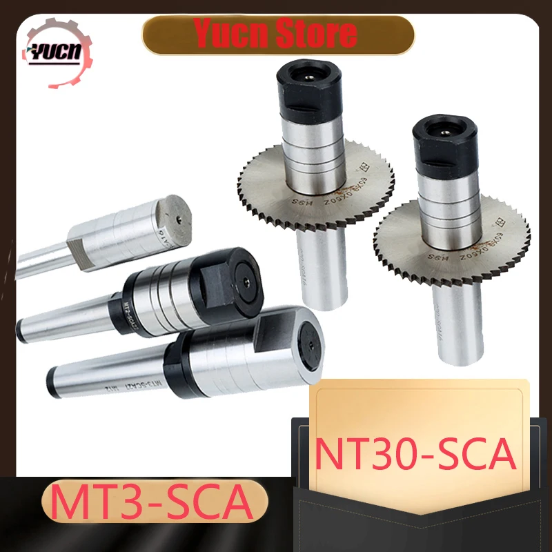 

MT3 MT4 NT30 NT40--22/27/32 Milling Cutter Tool Rod Morse Installation Saw Blade Milling Cutter Three Face Cutter Tool holder