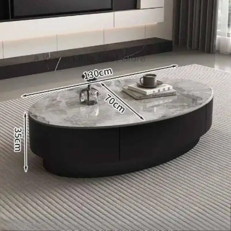 

Table Oval Living Professional Room Nordic Coffee Living Room Tea Table Space Saving Show Mesa De Centro Sala Unique Furniture