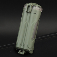 Molle Battery Pouch Waterproof Outdoor Magazine Pouch Dustproof Double Hole for CR123/AAA/AA Portable Hunting MOLLE Equipment