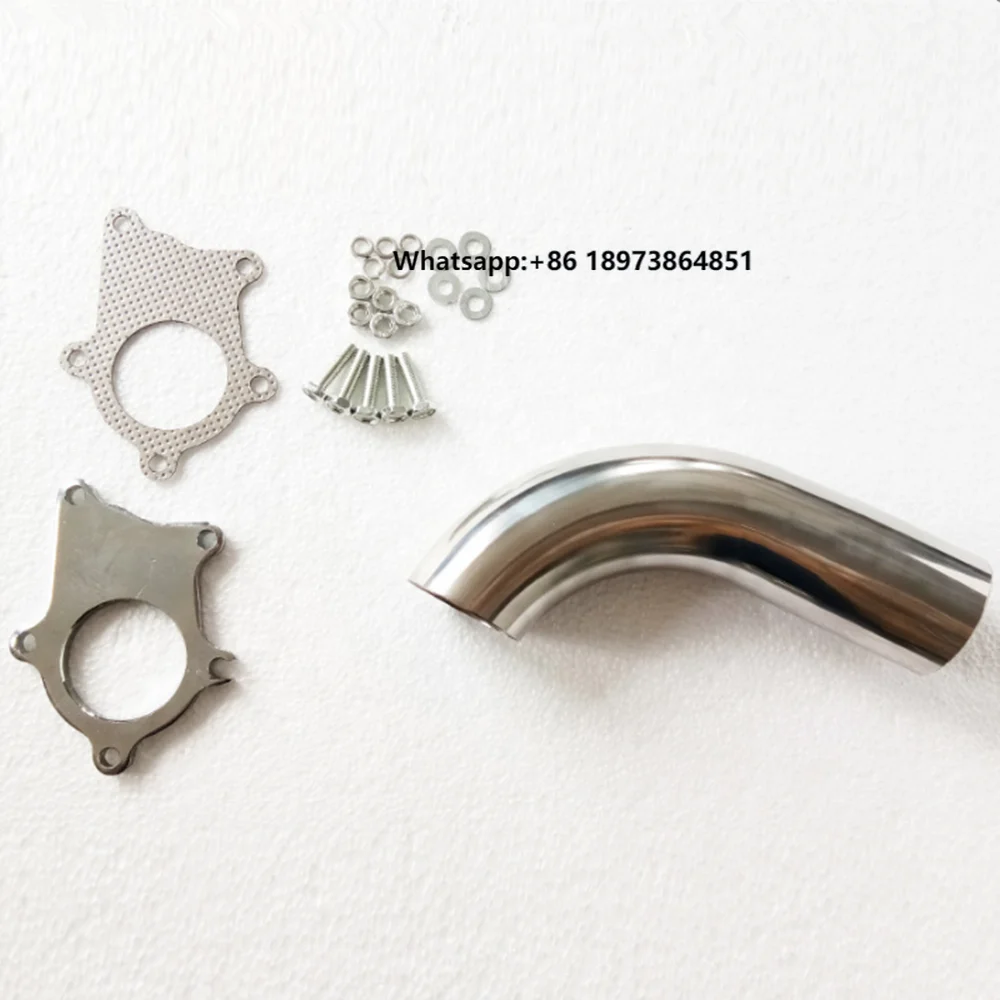 

High Quality Stainless Material Automotive Exhaust Pipe for 10' T3 T4 5 Bolt Turbine Drain Pipe Exhaust Manifold Downcomer