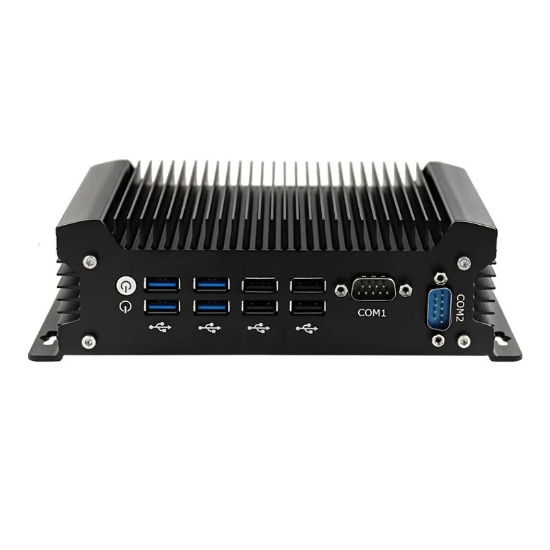 

Industrial control host, dual network double string mini industrial computer, fanless 8USB small industrial computer