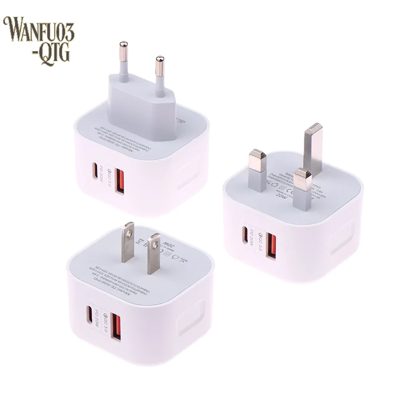 Hot Sale 1Pcs White Dual Port USB-C  Charger 100W - Compact GaN Fast Charger for Laptops & Phones, Worldwide Plug Compatibility