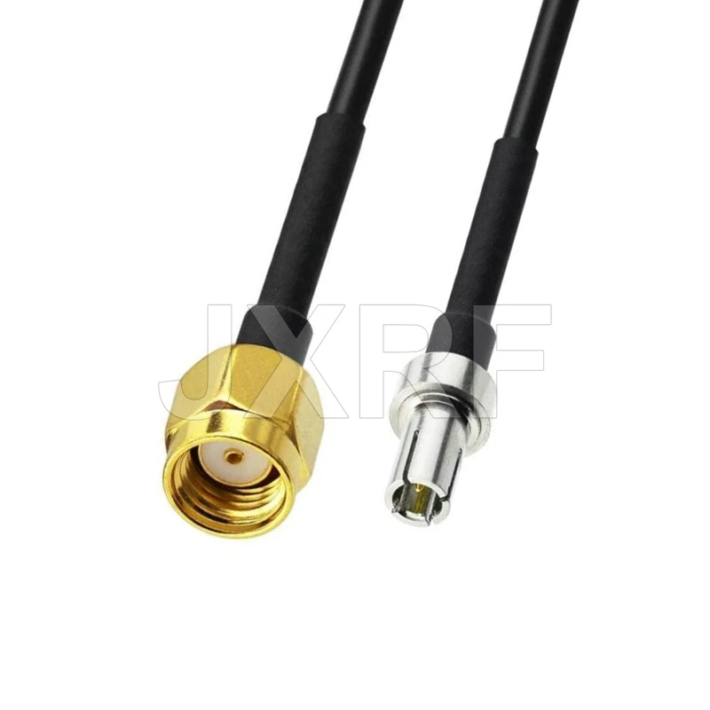 Adaptor SMA TO TS9 SMA Male Female Ke TS9 Konektor Sudut Kanan Lurus RG174 Kabel Pigtail 10CM 15CM 20CM 50CM untuk Modem 3G 4G