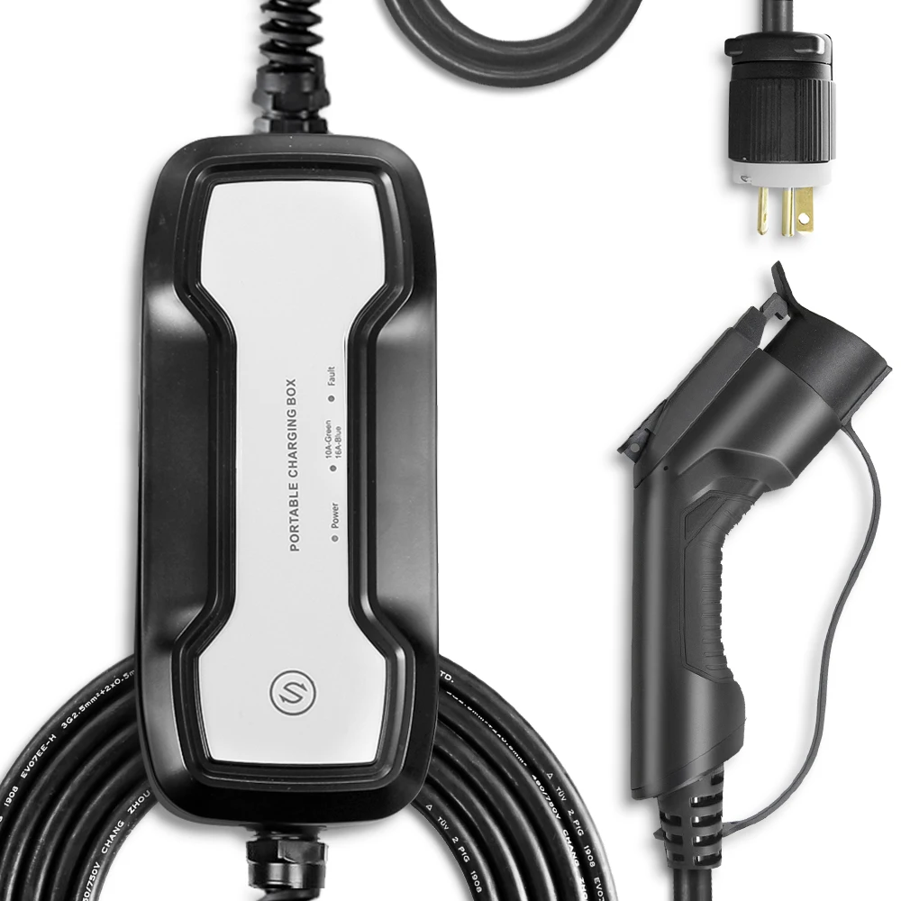 

10A or 16A SAE J1772 Type 1 Home Portable EV Charging Box