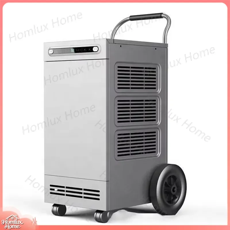 138L D Portable Industrial Dehumidifier Commercial Greenhouse Dehumidifier Heavy Duty Moisture Remover for Warehouse Basement