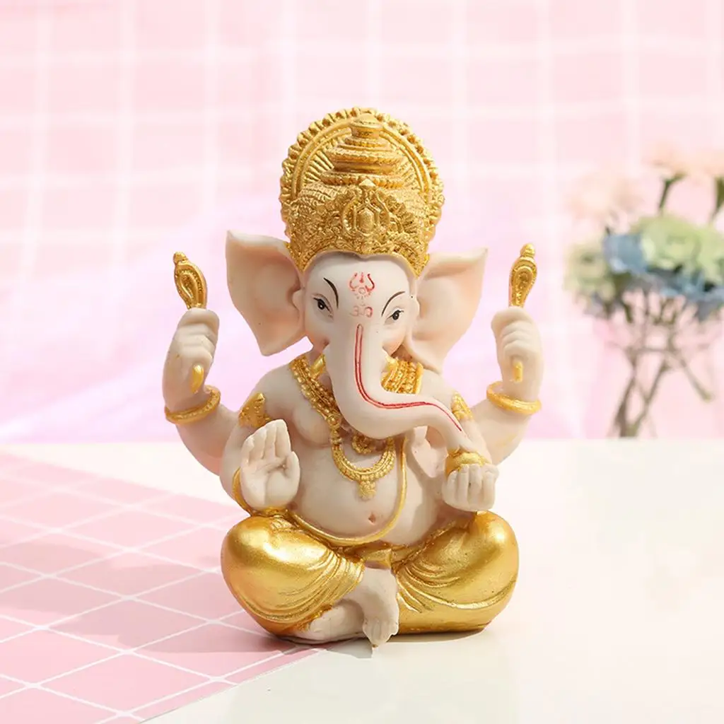 Elephant GOD Buddha Sculpture Art Crafts Lord Ganesha Figurine for Mandir