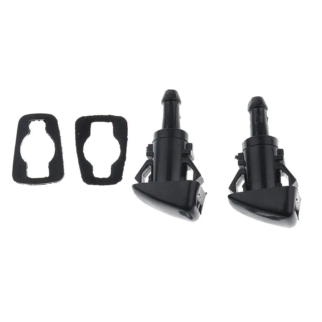 1 Pair Windshield Wiper Water Jet Spray Washer Nozzle for Chrysler 300C Sebring Jeep Compass