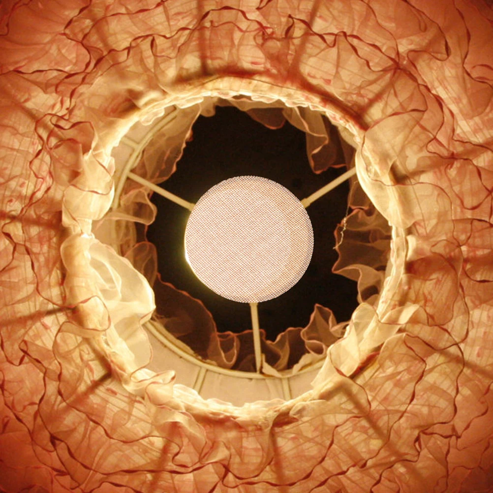 

2Pcs Eye Protection Ceiling Light Cloth Diffuser Lampshade Anti-Dazzling Spotlight Lamp Cover Replacement for Bedroom