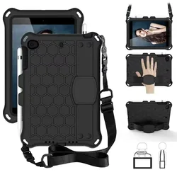 For Ipad Mini 4 5 6 7 8.3 Inch Case for Kids ShockProof EVA Stand Cover for Apple Ipad Mini 1 2 3 + Backstraps A2567 A2568 A2569
