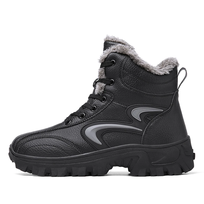 

Winter men Ankle Boots Hiking Shoes Men Mountain Climbing Trekking Boots Top Quality Outdoor Fashion Casual Snow Boots#ZA68