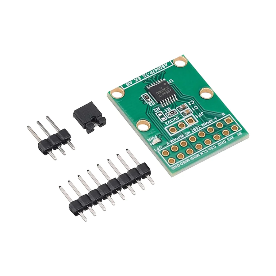 1PCS/5PCS AS5047P Magnetic Encoder Board, SPI ABI PWM, 3.3V/5V Compatible, Precision Position Detection for SimpleFOC ODrive