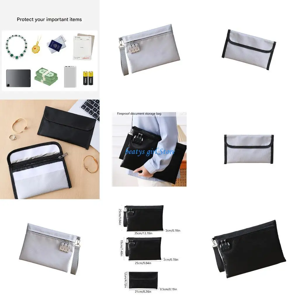 

C7AB Профессиональный чехол для защиты документов, термостойкие органайзеры для небольших файлов