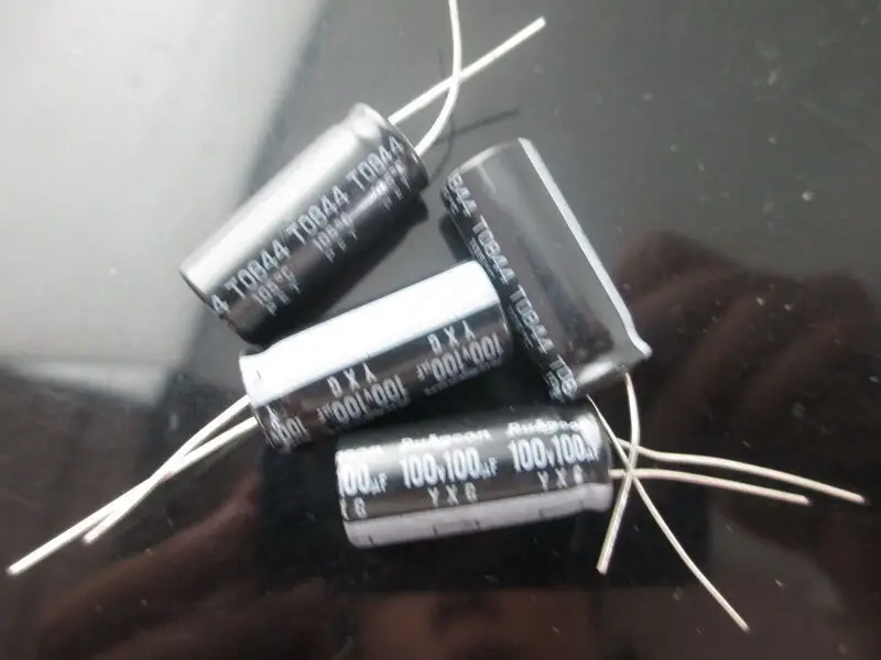 50pcs RUBYCON YXG 10uf 100v 10mfd Capacitor  high frequency 105℃ 10*20mm