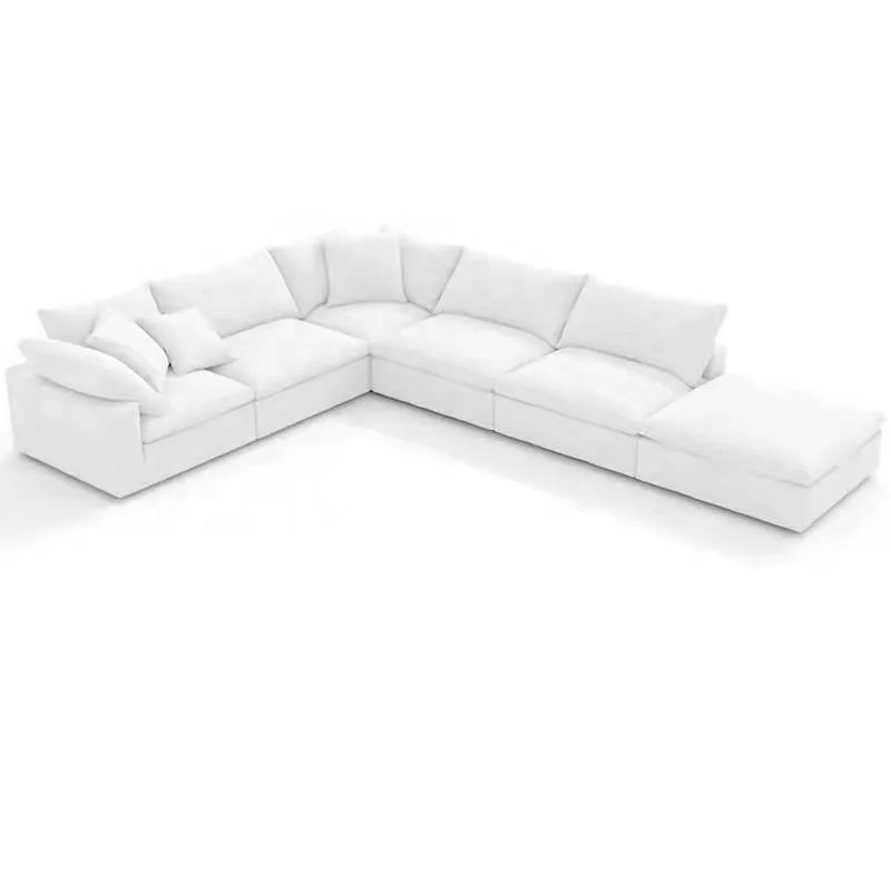 American style modular sofa removable cover white large sofas sectional couch sofa set