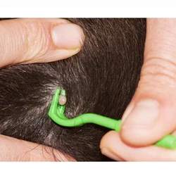 3 sztuk Dog Tick klip Pet narzędzie do usuwania Flea kot wszy Remover Hook artykuły do pielęgnacji zwierząt domowych kotek grzebień szczeniak środki czystości narzędzia