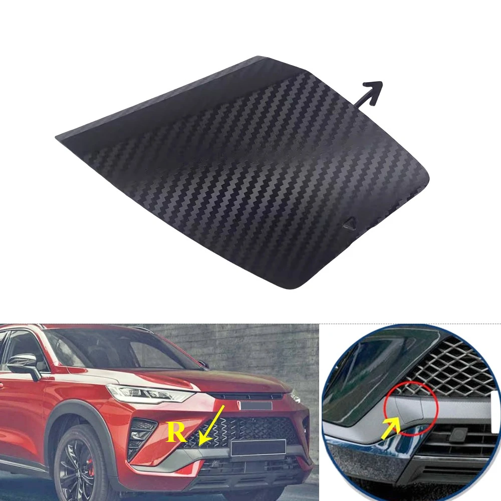 

For Gwm Great Wall Haval H6 GT 2025-2026 Exterior Front Bumper Trailer Hauling Cap Lid Trim Tow Hook Eye Cover