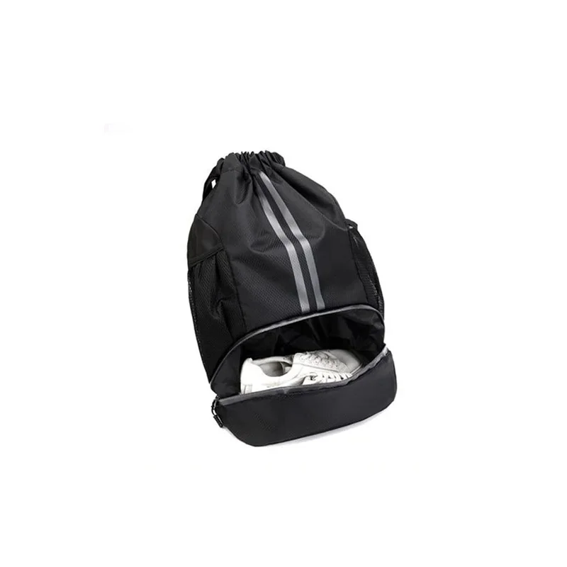 Basketball bag, swimming bag, dry wet separation women's storage bag, sports backpack, training and fitness drawstring backpack