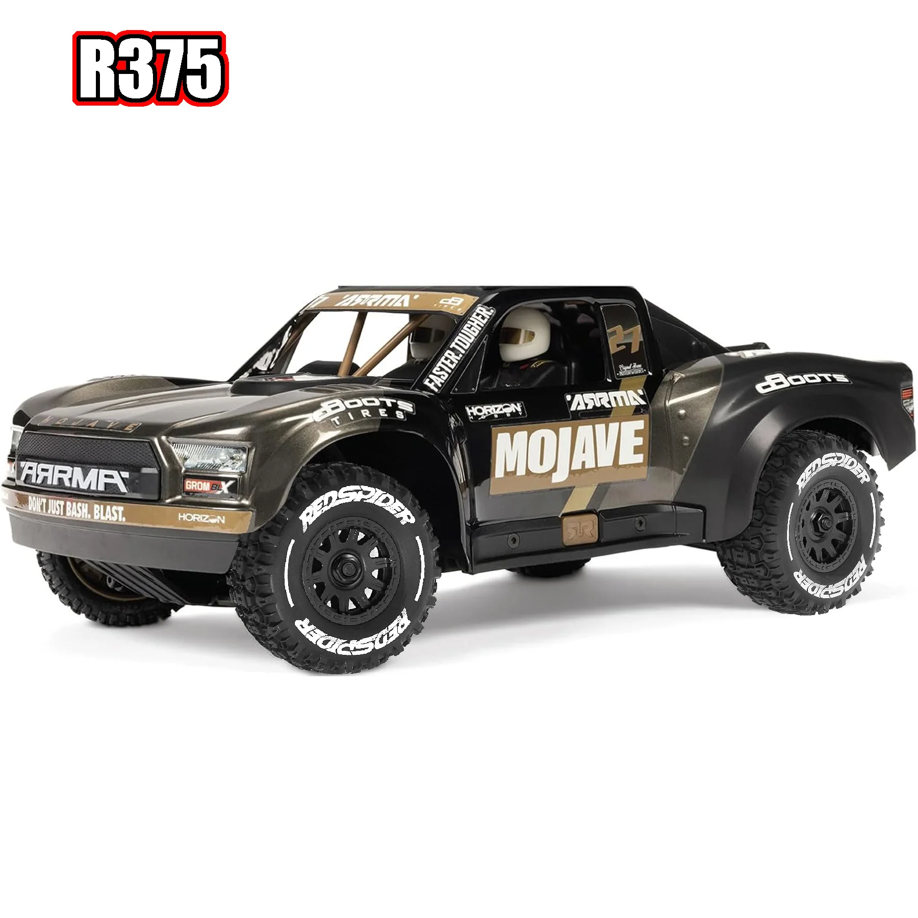 العنكبوت الأحمر RC 4 قطعة الإطارات LC عجلات شاحنة قصيرة MOJAVE GROMFor 1/14 شاحنة قصيرة Mojave صغيرة