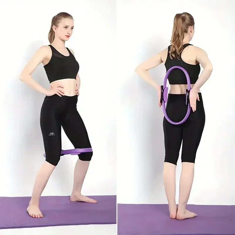 1 Uds nuevo anillo de Yoga Fitness círculo Pilates mujeres chica ejercicio hogar resistencia elasticidad gimnasio accesorios de entrenamiento