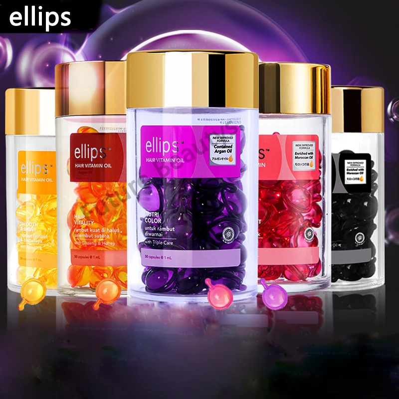 

Ellips Hair Vitamin Keratin Complex Oil Smooth Silky Hair Mask Repair Damaged Hair Serum Oil Anti Hair Loss Agent Essential Oil