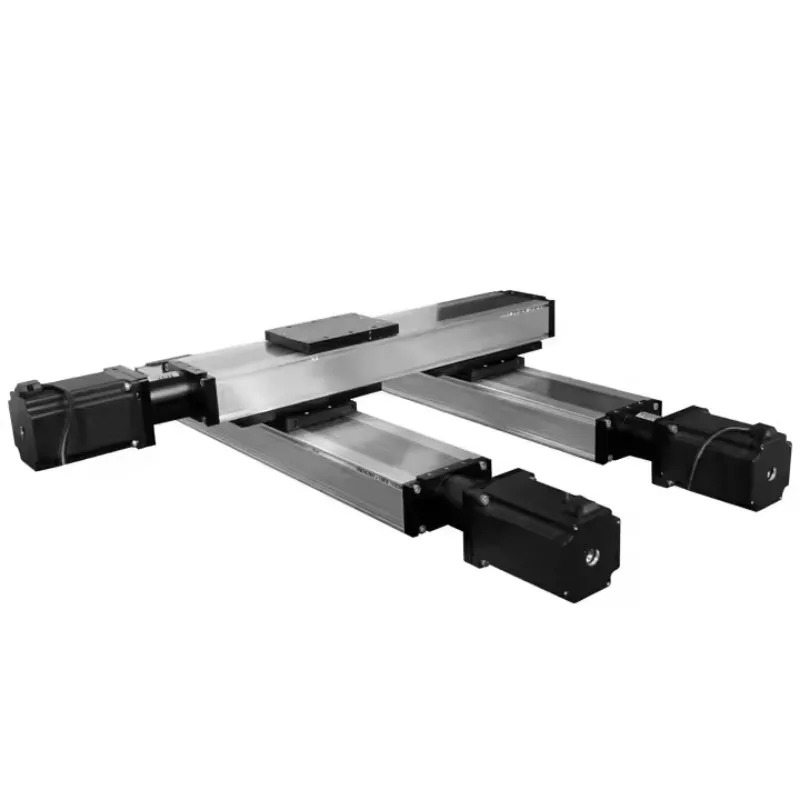 Umot atacado sistema de movimento linear guia de trilho linear vertical mesa xyz sistema de pórtico de estágio de 3 eixos para equipamentos de comunicação