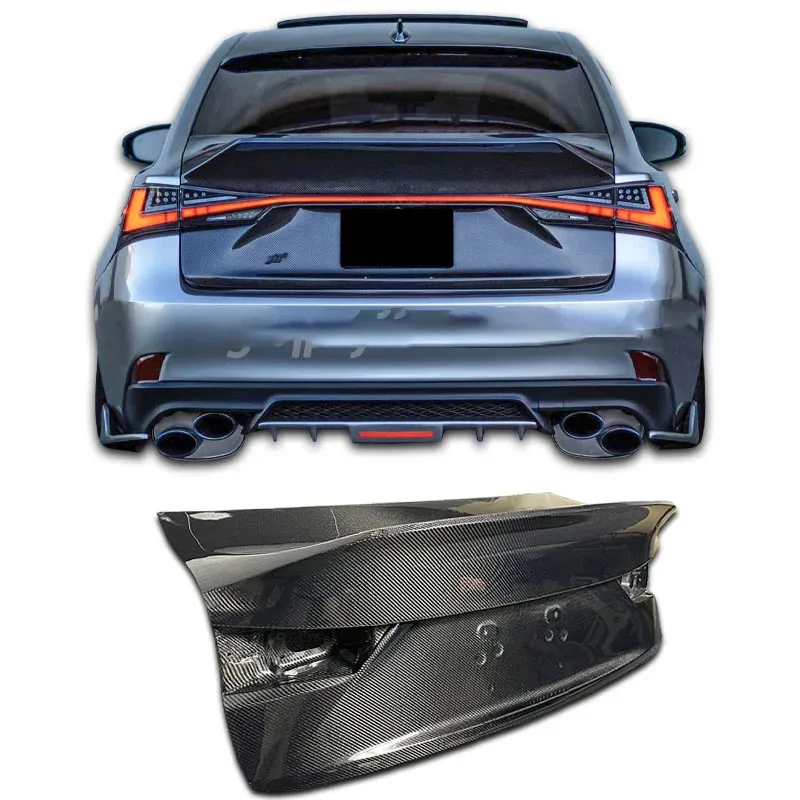 Carbon Fiber Trunk Covers Lid For Lexus IS250 Is300 2013-2017 Automobiles Parts Accessories Exterior Parts