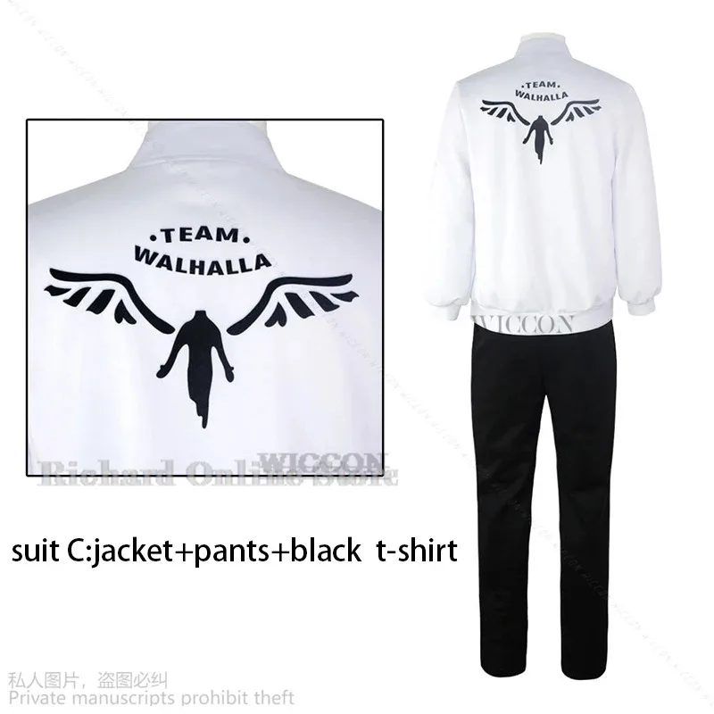 hhh 2025 أزياء أنيمي كازوتورا هانيميا طوكيو التأثيرية المنتقمون معطف سترة السراويل فالهالا زي الهالوين واي فاي