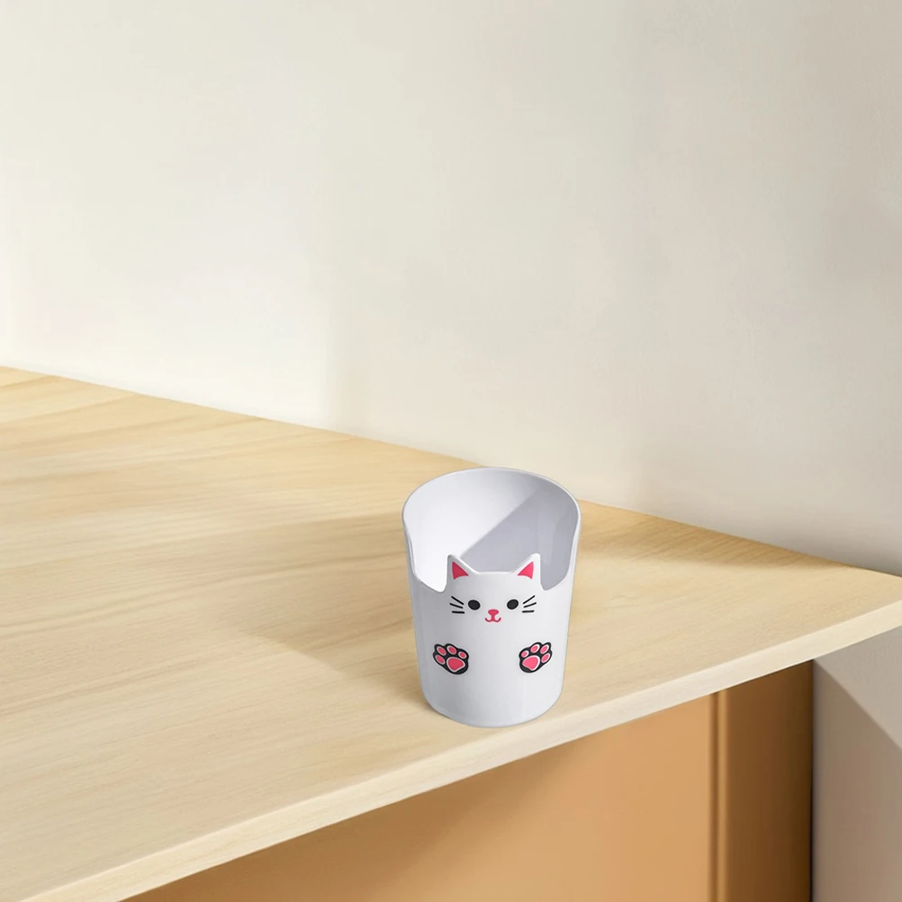 

3pcs Cat Pencil Cup Desk Organizer Large Capacity Cute Kids Accessories Pen Stand Multifunction Plastic Durability