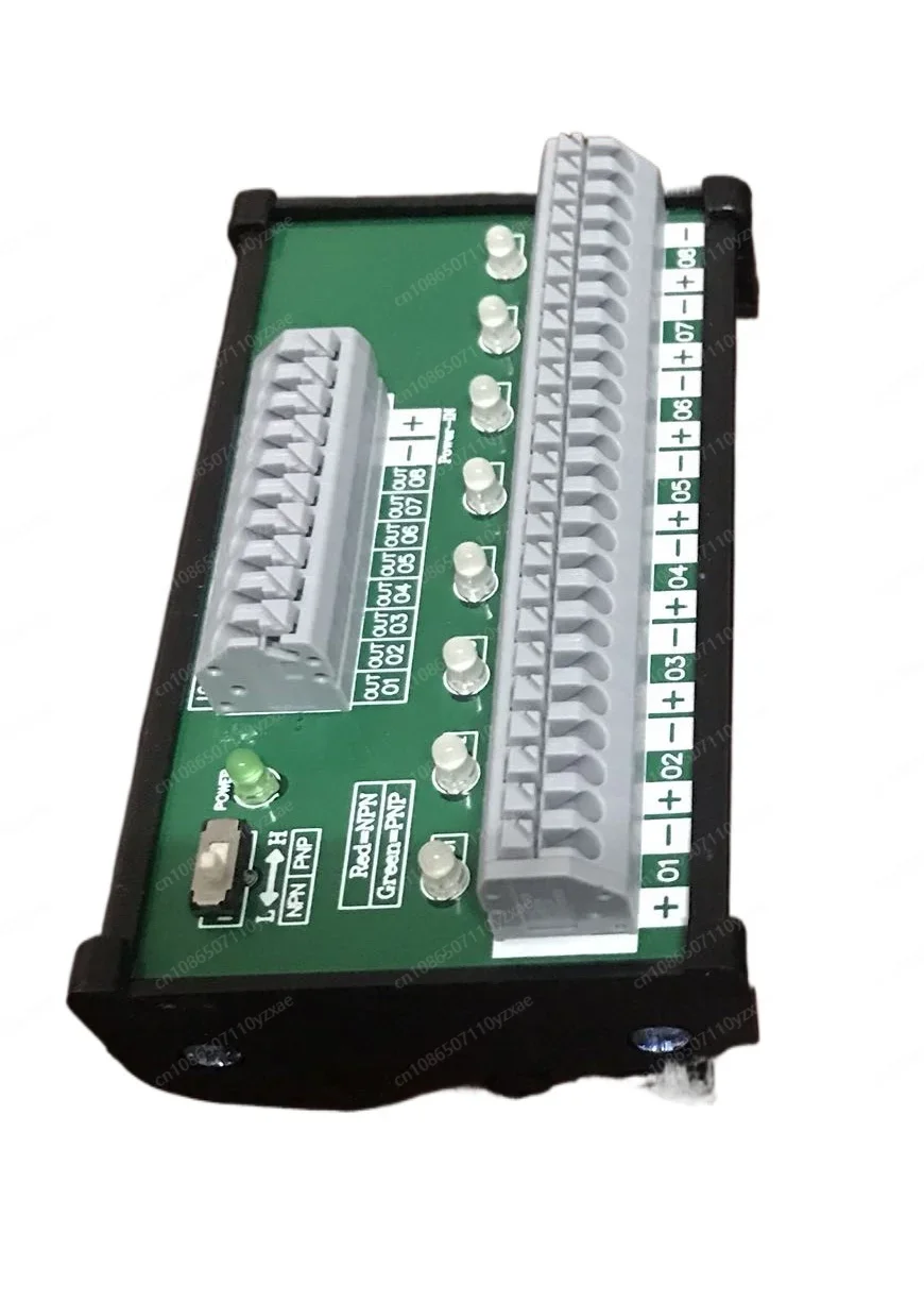 8-channel Proximity Switch Sensor Terminal Block 2-wire 3-wire PLC Input Module Photoelectric Transfer Board NPN PNP