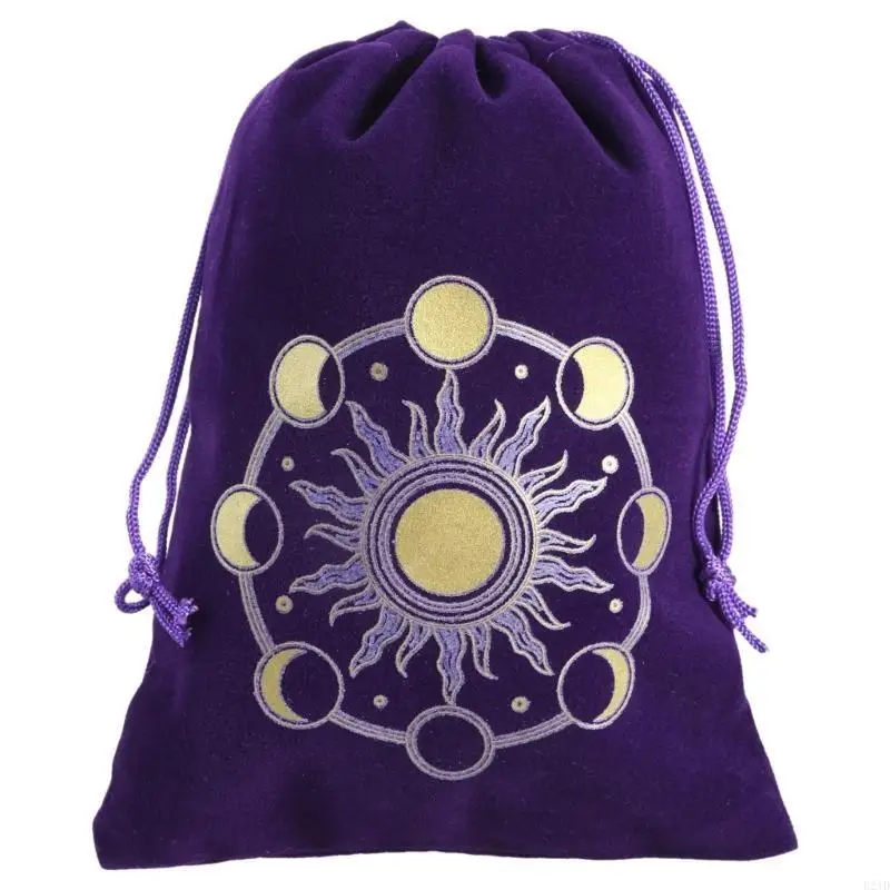   Tarot Drawstrings Bag Jewelry Pouches Organizers for Tarot & Oracles Card