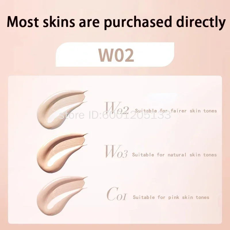 UODO Gezicht Foundation Make-up voor volledige dekking Langdurige oliecontrole Waterdichte concealer Hydraterende melkachtige luxe merken make-up