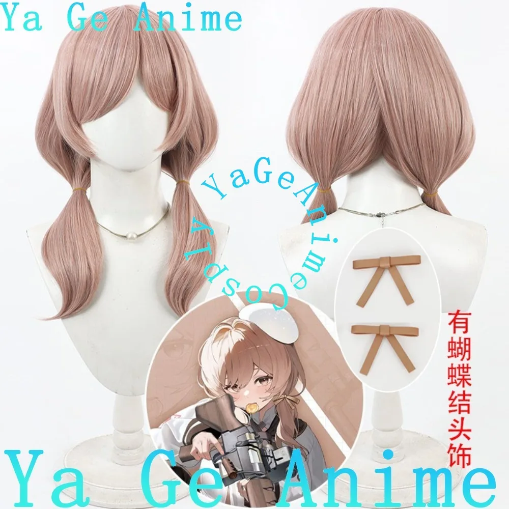 Wig Cosplay Bridget Toko Anime Ya Ge dengan Kulit Kepala Simulasi Permainan Anime Pesta Karnaval Halloween Rambut Sintetis Tahan Panas
