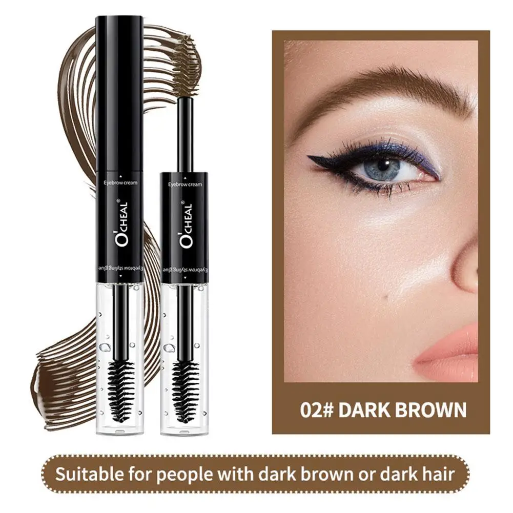 Definitore sopracciglia impermeabile 2 in 1 + tinta per sopracciglia - Definizione super forte Sopracciglia perfette a lunga durata per tutti i giorni C9y9