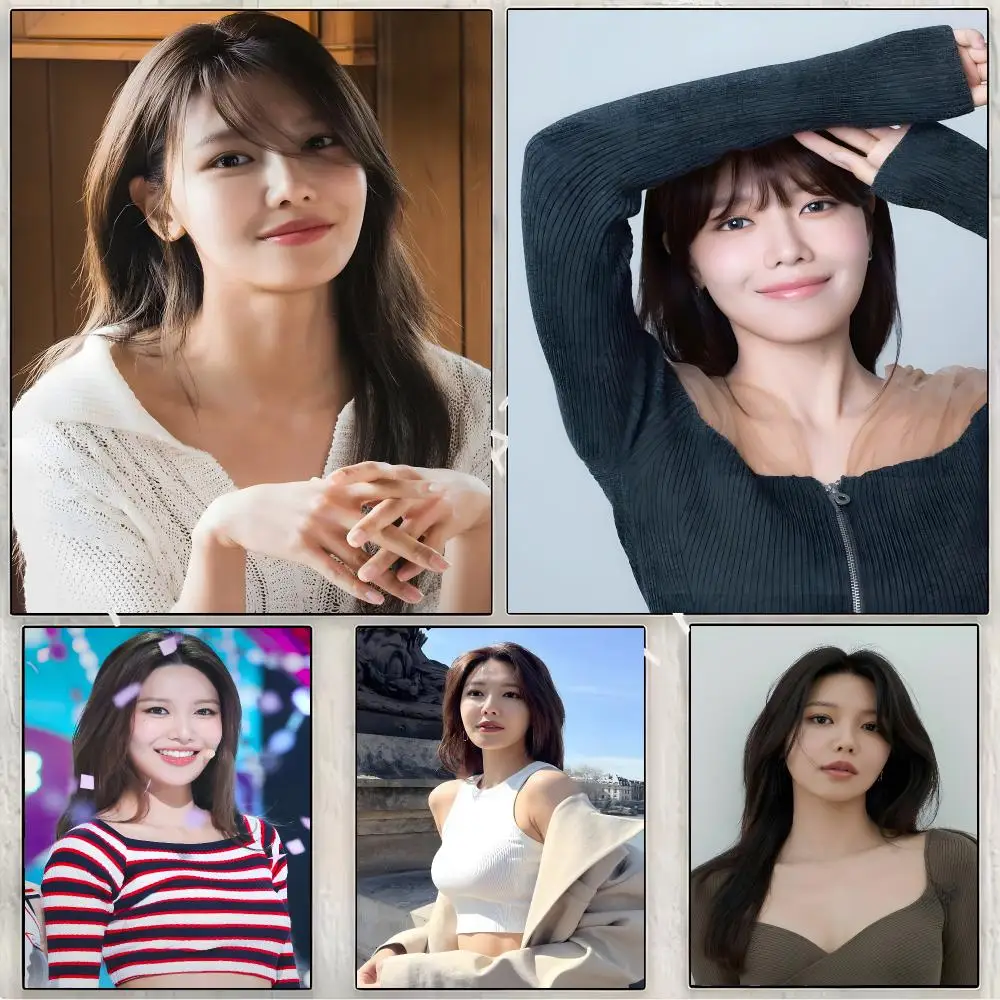 Choi Sooyoung Singer Performer Painting Calligraphy Canvas Print Wall Mural for Living Room Decor Gifts