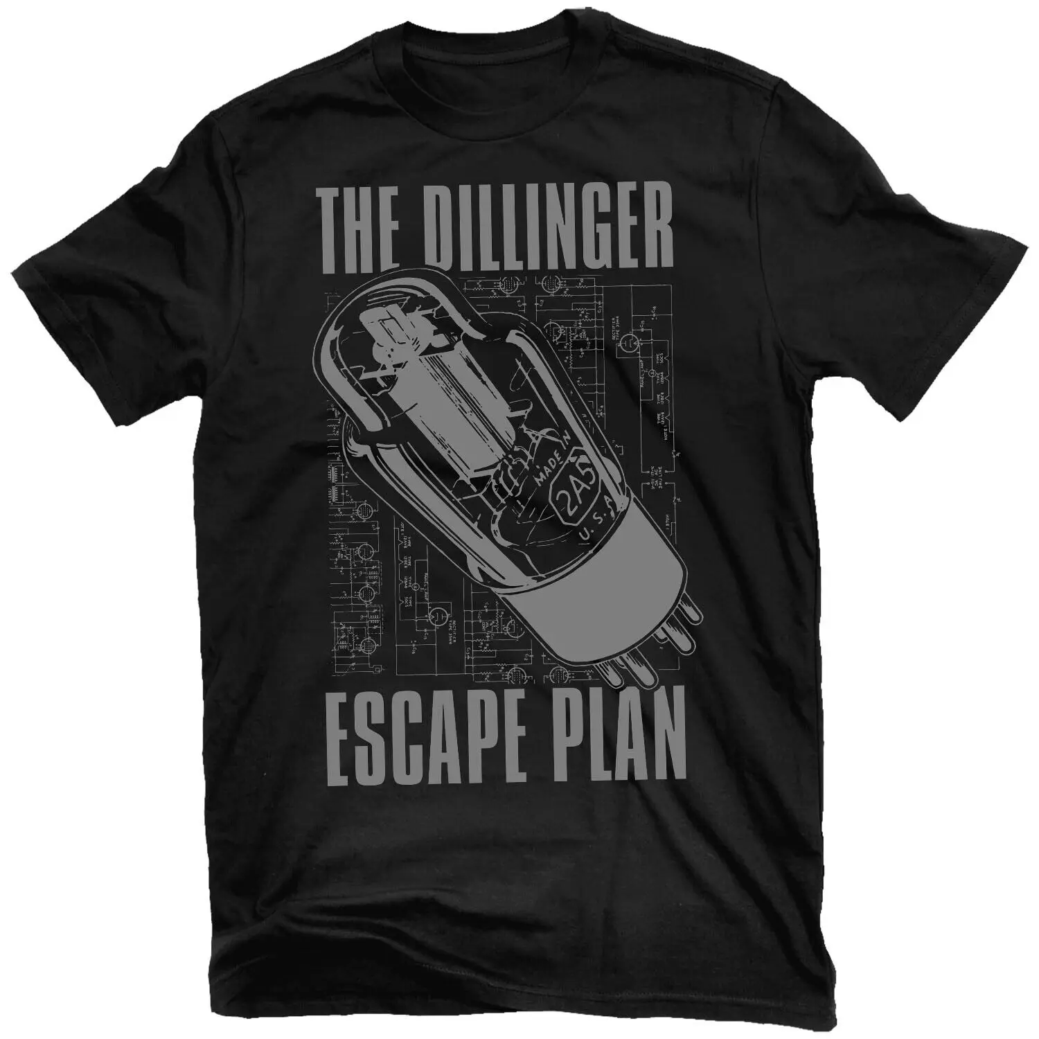 

Новая футболка с транзистором DILLINGER ESCAPE PLAN! Реалити TS4606