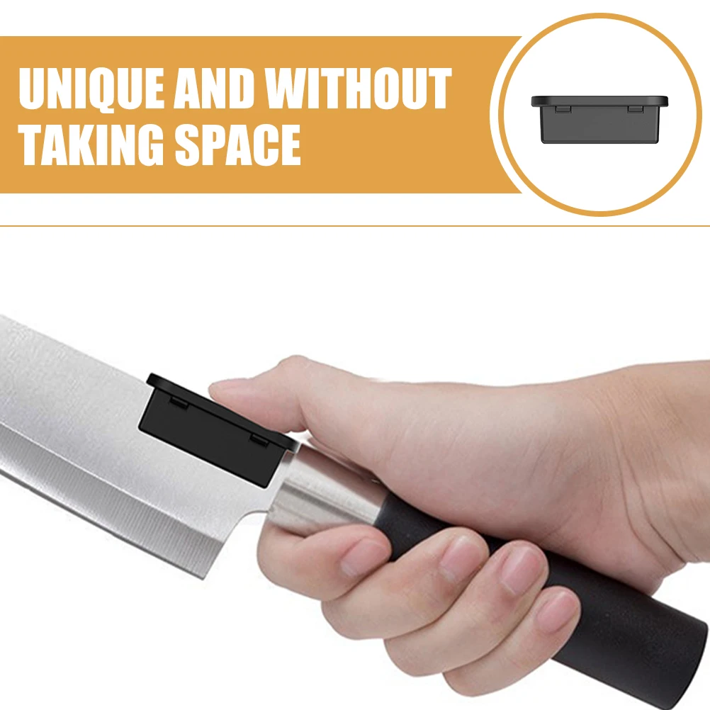 

Work-Saving Kitchen Knife Assistor Protector Grip Cover Shield Plastic for Fruits
