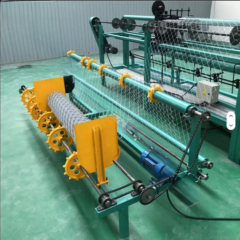 Anping's New Rhombic Mesh Production Line Chain Link Fence Machine