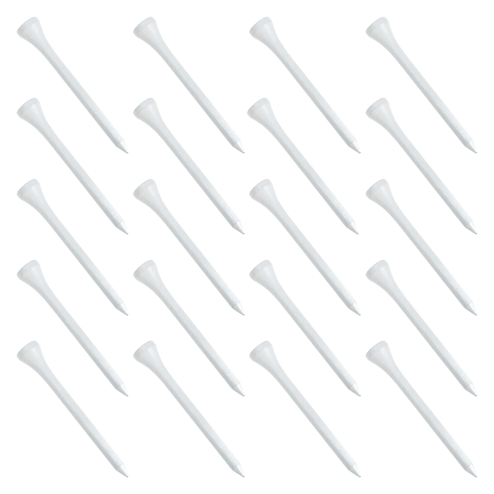 

100pcs Golf Wooden Tees Wood Material Less Friction More Distance Ideal Practice Golfing Accessories