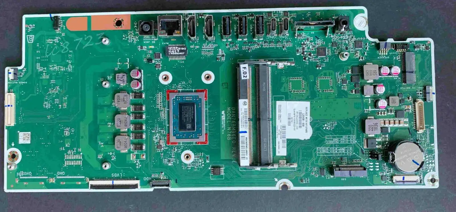 para hp 24-xa 27-xa Placa-mãe Ryzen3 3200u Ryzen5 2600h Ryzen5 3500u Ryzen 2800h Dan76bmb6e0 L46055001 L20486-008 L20486-004