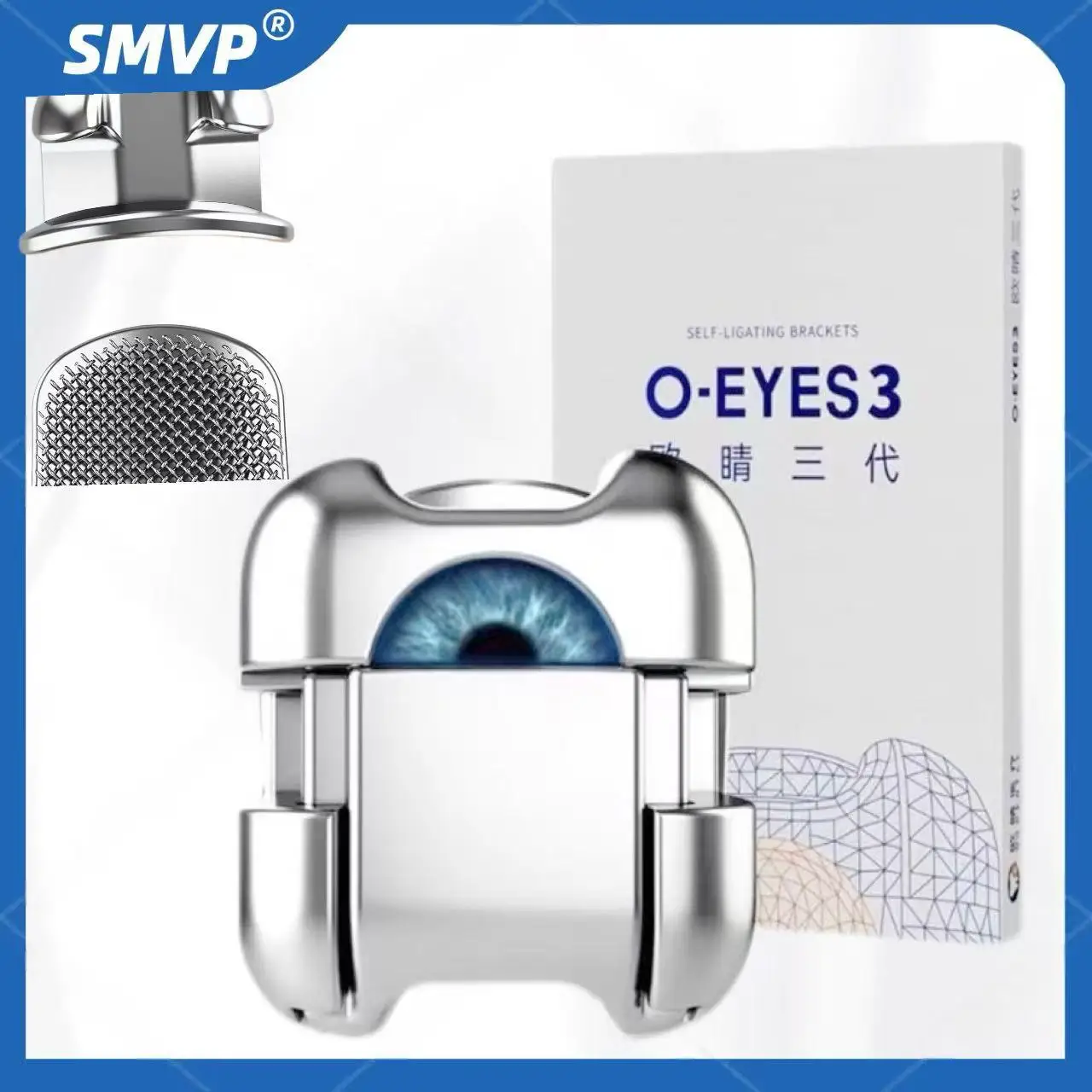

Dental O-EYES 3 Materials OCG III Metal Self-Ligating Brackets Square Round Orthodontic Self-Ligating Brackets Oral Orthodontics