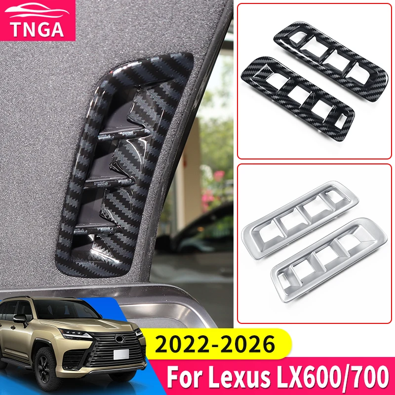 For Toyota Lexus 600 700 2022-2026 LX600 LX700 Car A Pillar Vent Decoration Cover Easy Install Interior Protection Accessories