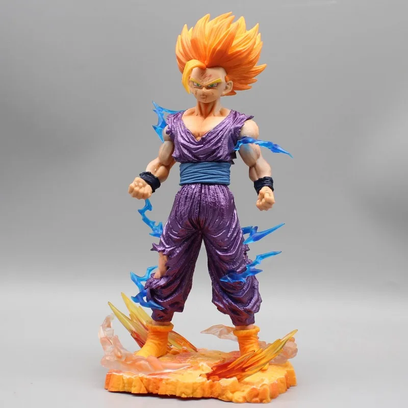 26CM Dragon Ball Z Son Gohan Anime Action Figures Super Saiyan 2 Pvc Cool Model Desktop Decoartion Collection Dolls Toys Gifts