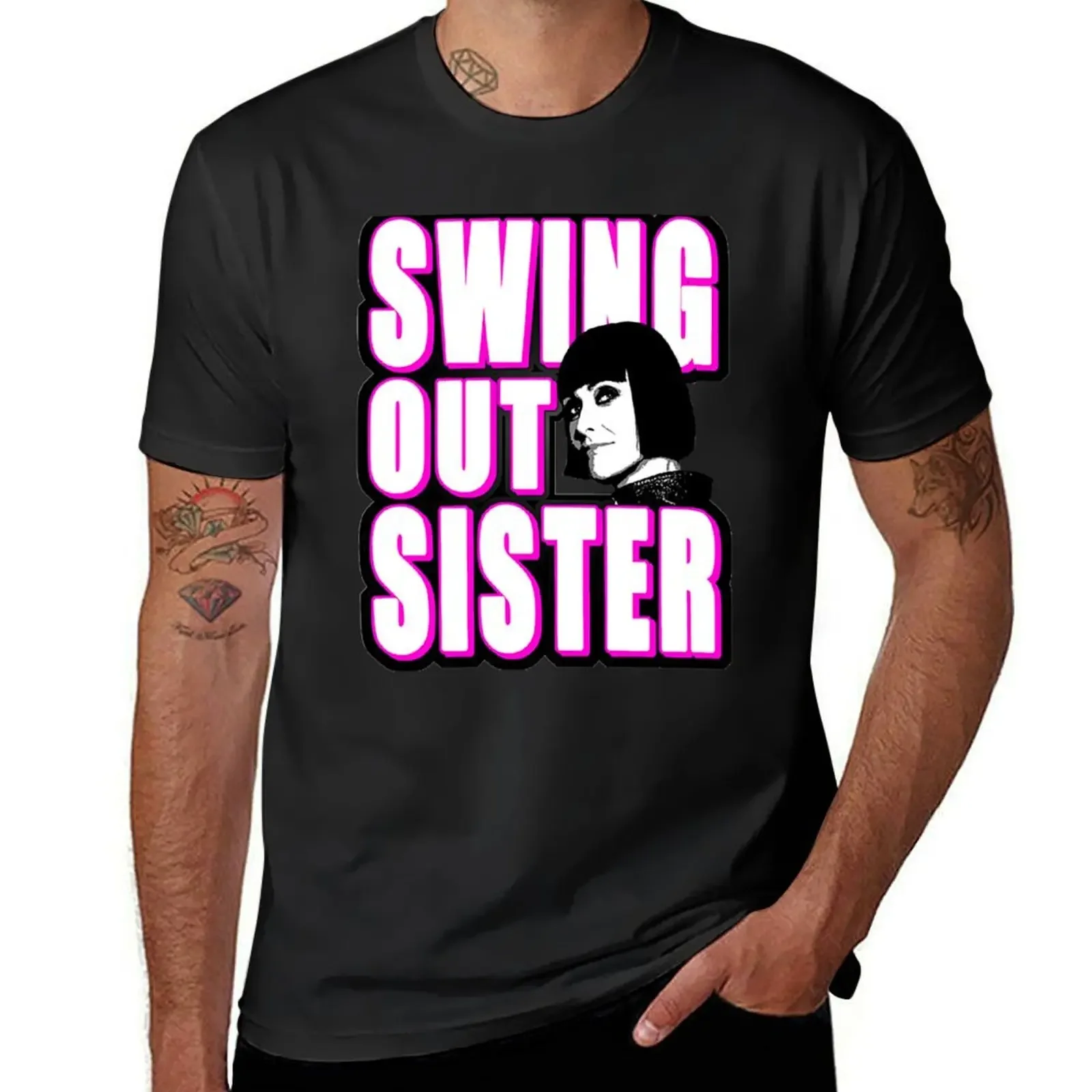 Swing Out Sister T-Shirt funny costumes man clothes graphic tee shirt t shirt men