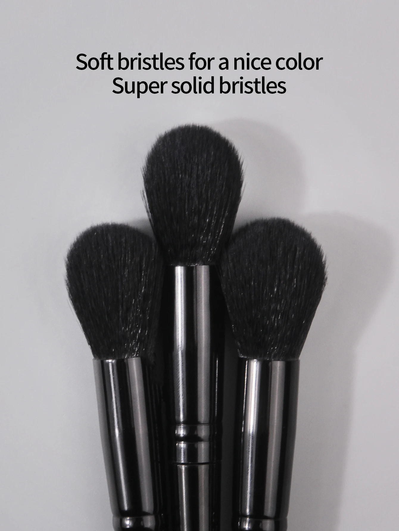 3 pezzi professionale per trucco viso evidenziatore pennello per sfumare manico lungo pennello per fard pennello per correttore strumenti per trucco di bellezza