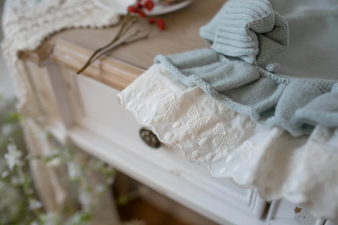 MILANCEL 1-7 Jahre Kinderpullover mit Umlegekragen, warme Strickkleidung für Mädchen, Baumwollpullover für Jungen, Strickkleidung für Mädchen. – Detail 19