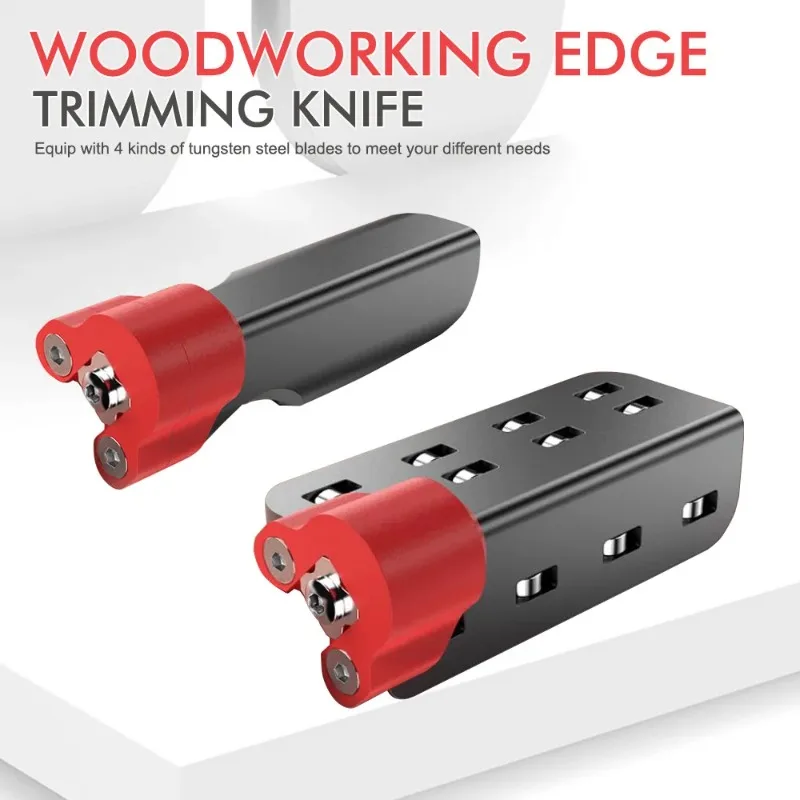 Woodworking Edge Trimmer Chamfer Tool PVC Edge Banding Cutter for Melamine Board