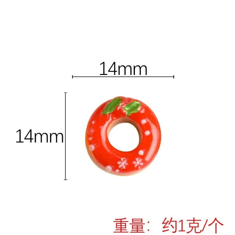 عيد الميلاد سانتا كلوز الحلوى البسكويت مشهد مصغر زخرفة احتفالية الديكور اليدوية Diy بها بنفسك الثلاجة المغناطيس المواد هدية #6