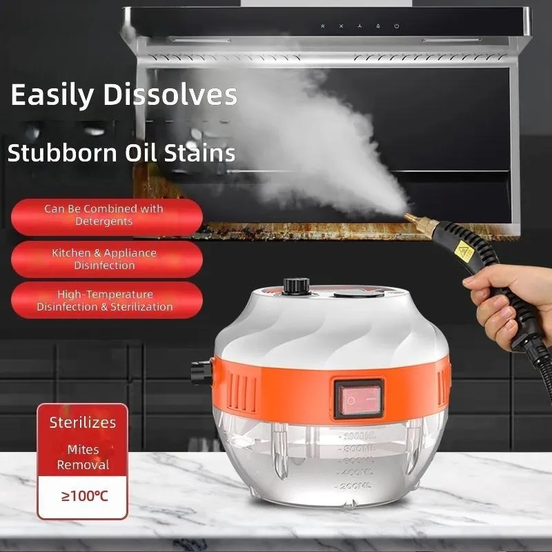 for Household High Temperature Steam Cleaner for Kitchen Range Hood Oil Stain Bathroom Housekeeping Cleaning